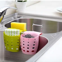 New Kitchen Double Sink Saddle Silicone Sponge Holder Sink Rack Storage Soap Dish Kitchen Drain Bag Home Kitchen Bath Organizer