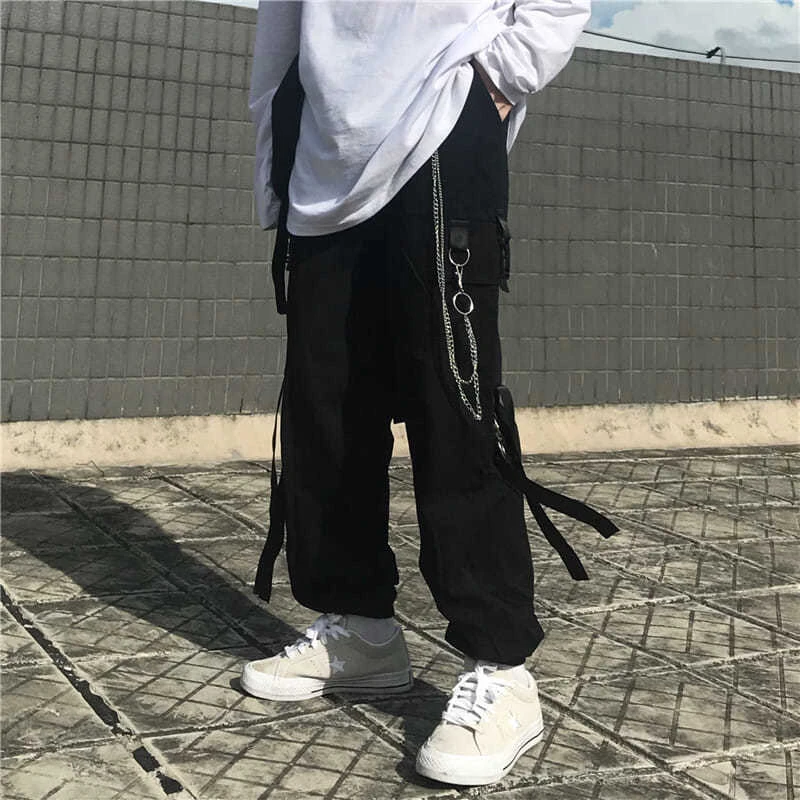 Korean streetwear pants Clearance