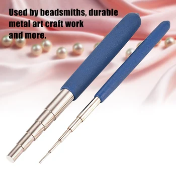 

2pcs/set Jewelry Making Round Tools Winding Rods 10 Sizes Forming Wire Wrapping Metal Bead Working Step Jump Ring Loop DIY Craft