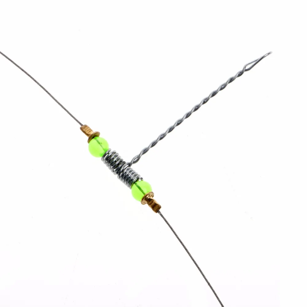 Toline снасти 1 шт. рыболовные крючки анти-обмотка Поворотная леска рыболовный крючок стальные установки провода Лидер рыболовные крючки