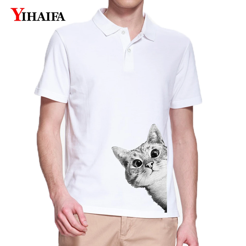 cat polo shirt