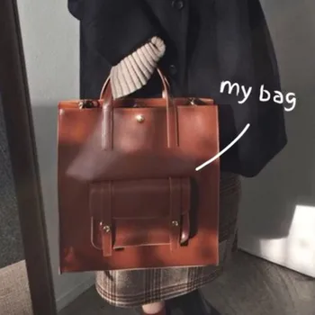 

handbags 2019 Autumn and winter new Multi-purpose bag cross-slung bill lading shoulder retro ladies women's bag