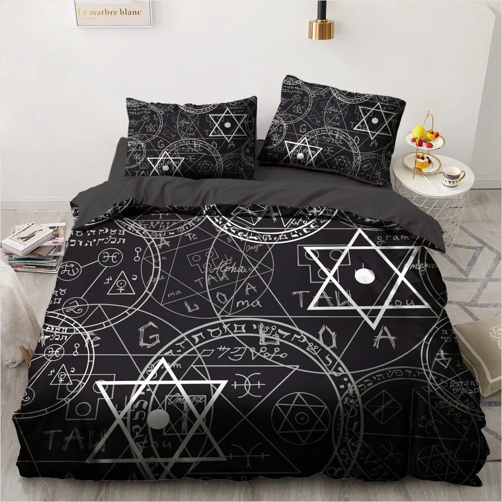 

3D Printed Bedding Sets luxury All Kinds Of Magic Array Roclet Astronaut Single Queen Double King Twin Bed For Home Duvet Cover