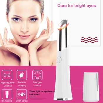 

2020 Mini Electric Vibration Ionto Eye Massager Remove Eye Bags Dark Circles Anti-Ageing Wrinkle Rejuvenation Beauty Care tools