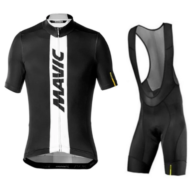 10 Mavic Ciclismo Jersey verano equipo Ciclismo набор 14 estilos Bib Shorts Ropa de bicicleta Ropa Ciclismo Ropa deportiva - Цвет: 10