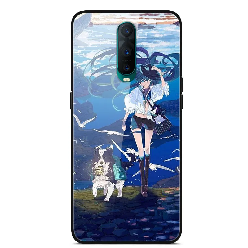 22 Чехол для OPPO RX17 Pro закаленного стекла чехол с принтом аниме Твердый чехол на заднюю панель телефона для OPPO RX17 Neo чехол RX17Neo RX 17 Pro бампер - Цвет: 22