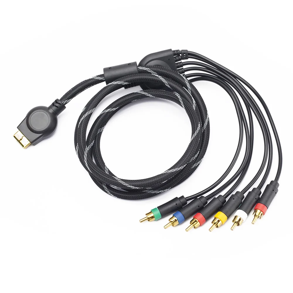 Ruitroliker 10PCS HD TV Component Composite Audio Video AV Cable High Resolution RCA for PS2 PS3 Playstation 2 3 | Электроника