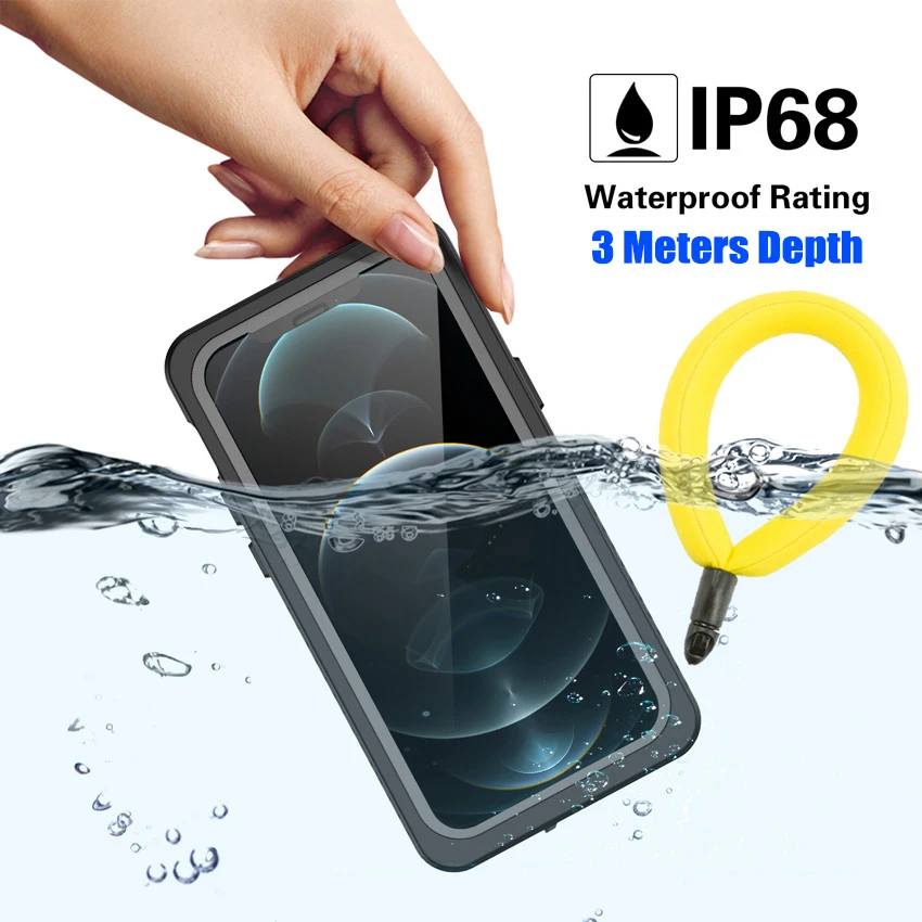 motorola edge plus case Full Sealed IP68 Underwater Case For Apple iPhone 13 12 Pro Max Mini 11 Pro XS Max XR 6 6S 7 8 Plus 5 SE Waterproof Diving Cover moto g7 power case