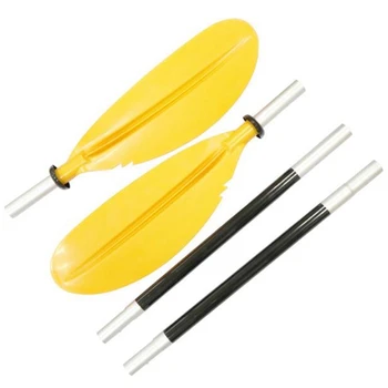 

2Pcs Lightweight Kayak Paddle Aluminum Alloy Part Dinghy Oar Inflatable Boat Rib Durable Detachable Kayak Accessories