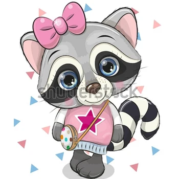 

2020 New DIY Cartoon Animal Raccoon 3D Metal Cutting Dies Decoration Scrapbooking For Paper Embossing Craft Card Making No Stamp