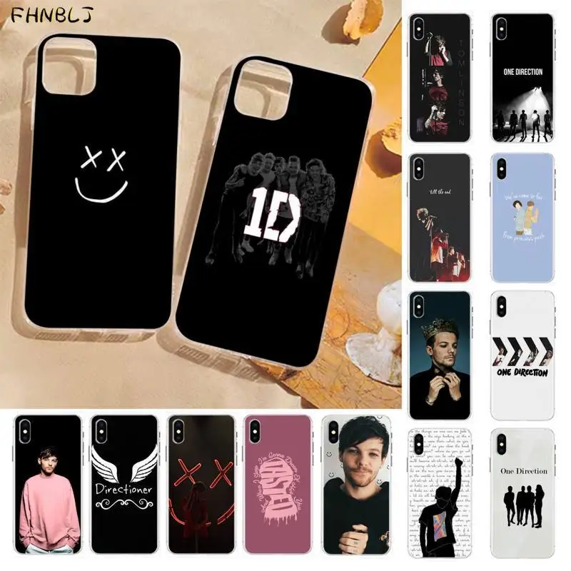 FHNBLJ односторонний милый чехол для телефона Louis Tomlinson Bling iPhone 11 pro XS MAX 8 7 6 6S Plus X 5S SE 2020