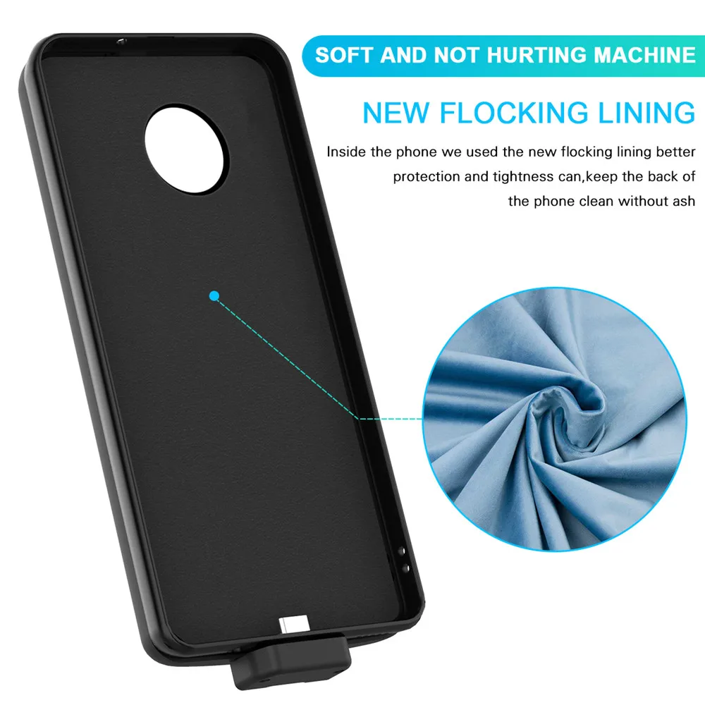 Power Bank Case For Oneplus 7T Battery Charger Cases 5000mAh External Charging PoverBank Cover For One Plus 7T Battery Cover