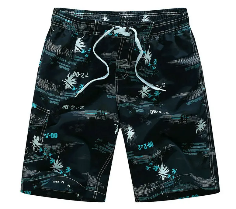 Гавайские шорты с принтом 2019 новые летние популярные мужские пляжные шорты быстросохнущие кокосовые пальмы эластичный пояс с принтом 21