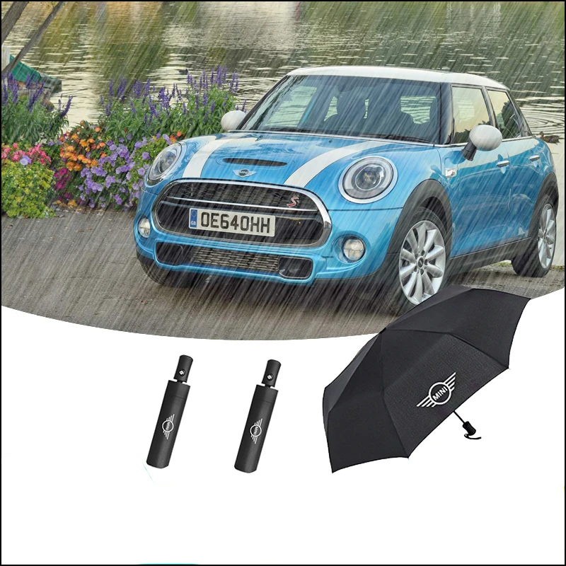 

Car fully automatic folding umbrella Sunshade with car logo for MINI Cooper One JCW S Countryman R55 R56 R57 R58 R59 R60 R61