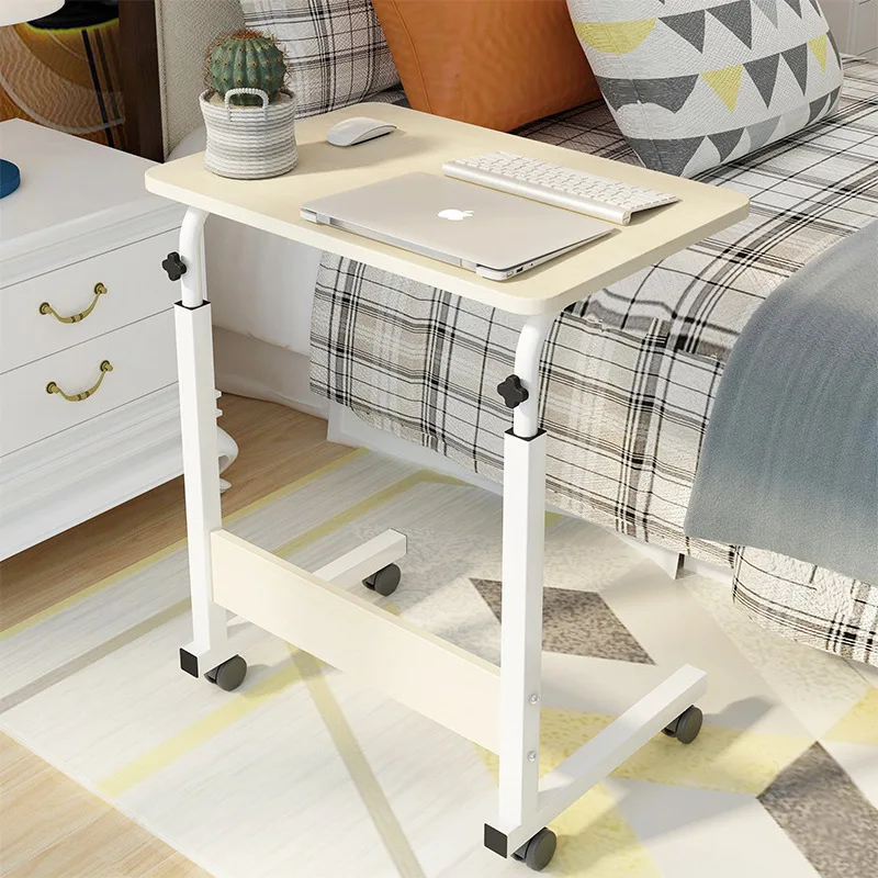 Simple bedside lifting computer desk mobile home writing learning desk simple lazy computer desk cross bed table home bed table portable desk computer desk bedroom bedside small table lazy people lift bed end table