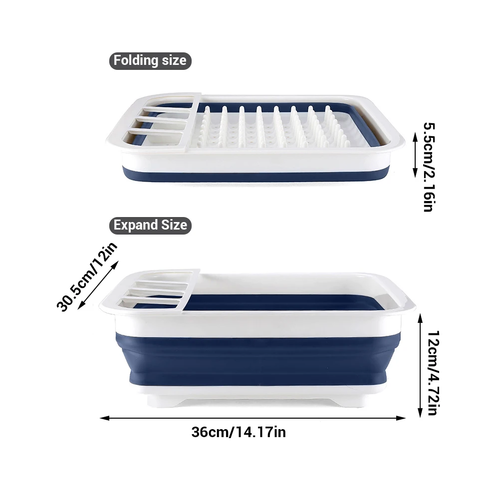 Кухонные Принадлежности Складная Сушилка для посуды сушилка для посуды и складной ковшик для кухни походный Органайзер