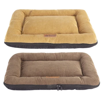 

Warm Pet Dog Bed Removable Washable Waterproof Bottom Dog Beds Corduroy Kennel Sofa For Small Medium Dogs Cats Pets Products