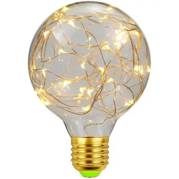 

G80 Led Bulbs Copper Wire 1.5W Decorative Light Bulb Twikle Star Bulb for Bar AC85-265V