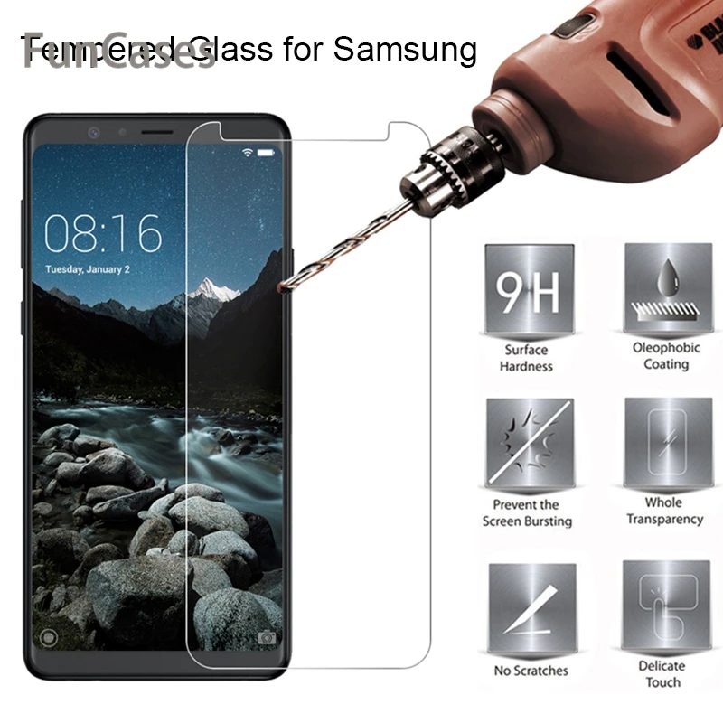 Tempered Film for Samsung Galaxy S6 S7 S5 S4 S3 Mini S2 Grand Prime Plus Core Pro Screen Protector Hard Protective Phone Glass | Мобильные