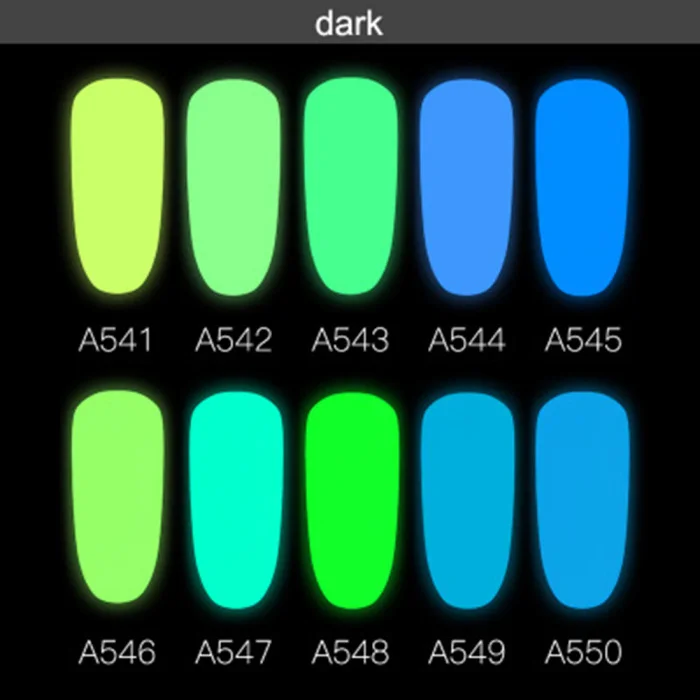 Luminous Glue Nail Gel Set 12Pcs Luminous Nail Polish Nail Polish for Nail DIY Art SK88