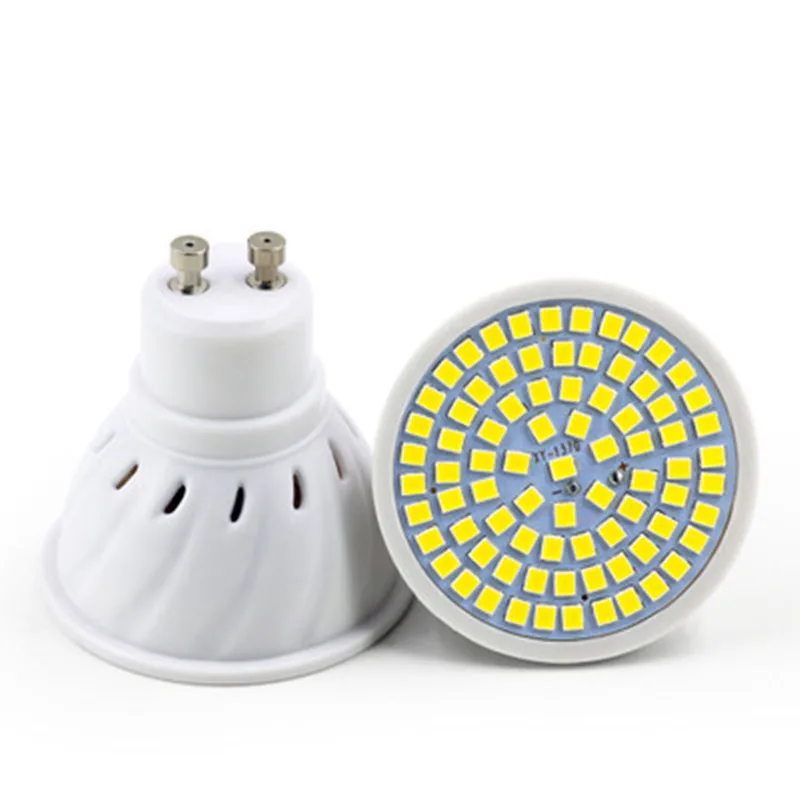 

led bulb GU10 MR16 E27 E14 input voltage 110v 220v 240v white 6500k warm white 3000k SMD 2835 lamp dropshipping