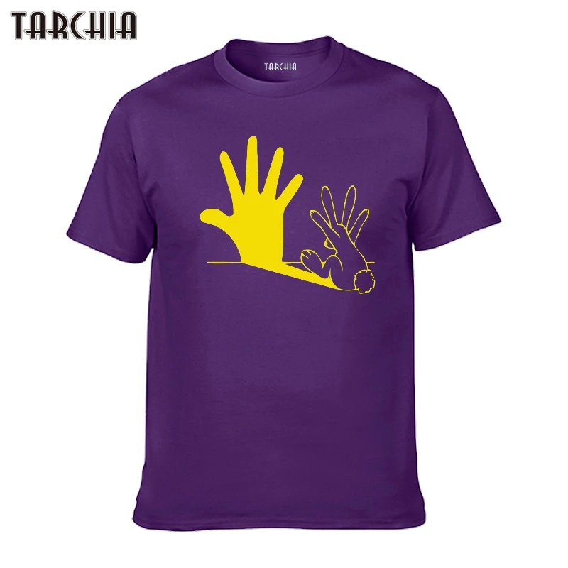 Футболка TARCHIA мужская с коротким рукавом хлопок 100% приталенная Повседневная