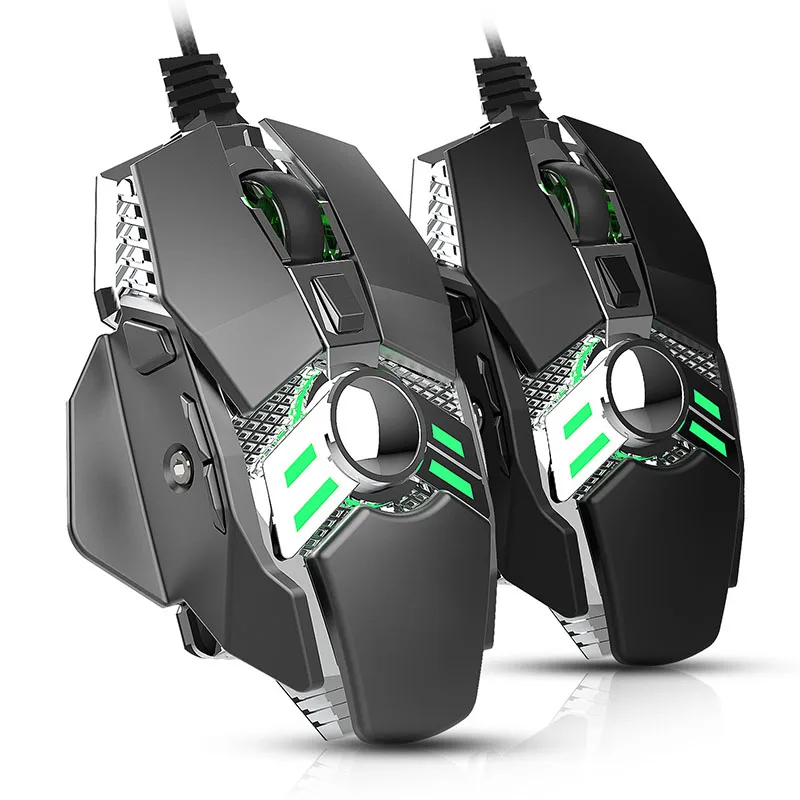 Проводная игровая мышь 6400 dpi 7Key программируемые геймерские мыши с подсветкой для ноутбуков ПК X-Best