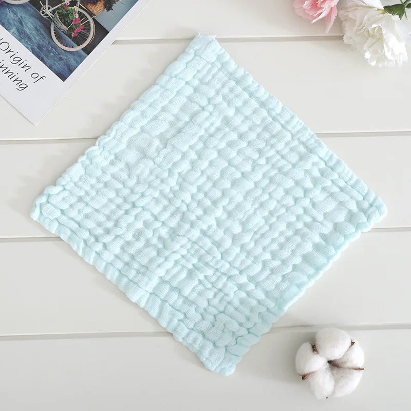 Green Детское полотенце 30x30 см, 1 шт., для новорожденных, муслиновые квадраты, детское полотенце s и Wash Cloths, удобные детские муслиновые квадраты, муслиновые квадраты, Bebe Algodon - Цвет: Green