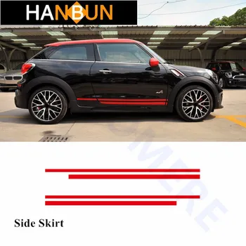 

Exterior Customized Sticker Car Door Side Skirt Strips Body Decor Decal For BMW Mini Cooper CLUBMAN R55 R56 R60 R61 F55 F5