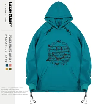 

Lindsey Seader Printed Smile Face Men's Hoodie 2019 Winter Pullover Sweatshirts and Hoodies Men Streetwear Hoodie for Man Women