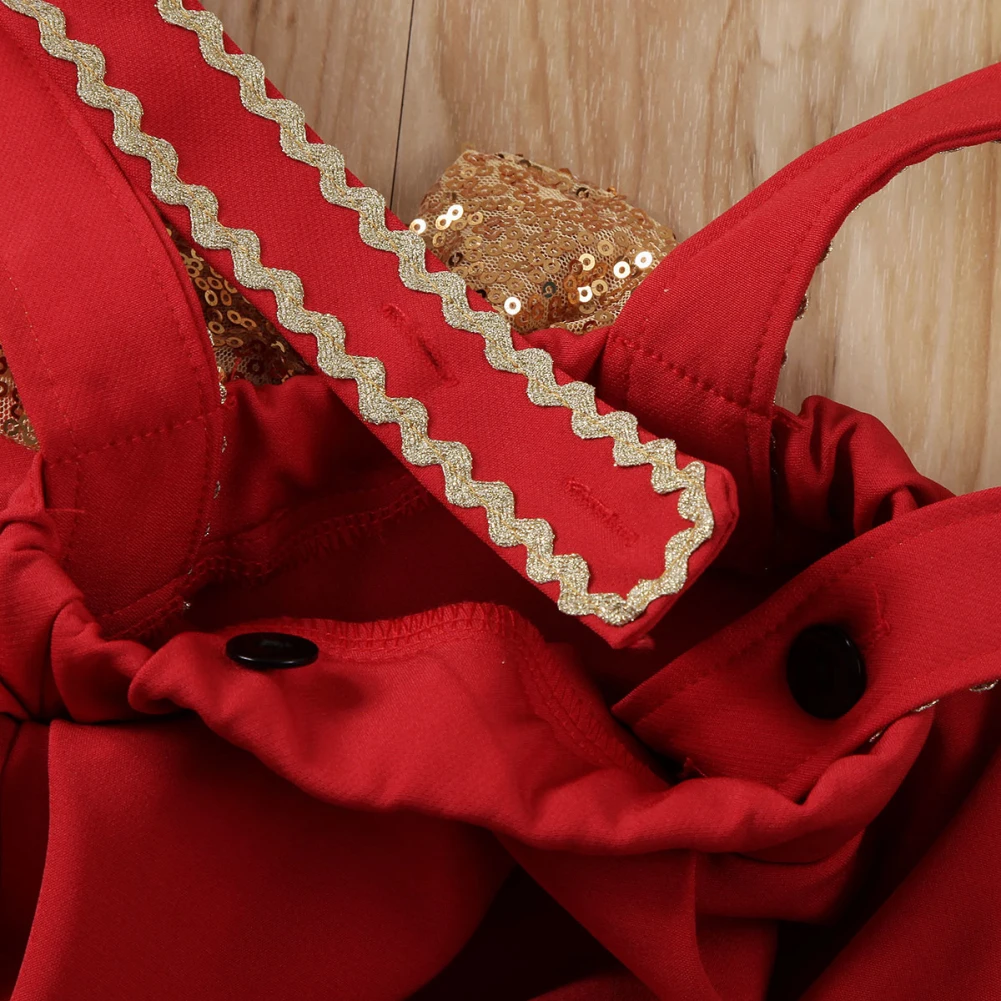 Детская одежда на весну-осень, Рождественская одежда для маленьких девочек, кружевной комбинезон с оборками, платье-пачка на бретелях, повязка на голову, комплект из 3 предметов