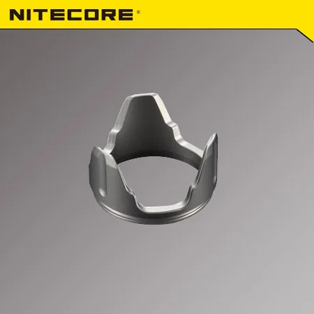 Nitecore PVD Crenulated 40 мм Безель из нержавеющей стали черная отделка Подходит для NITECORE P25, SRT7, MH25, EA4, хамелеон серия