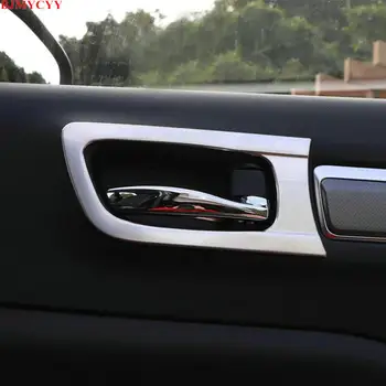 

BJMYCYY For Renault Koleos 2017 2018 Accessories 4PCS/SET Stainless steel decorative frame for interior handle of car door