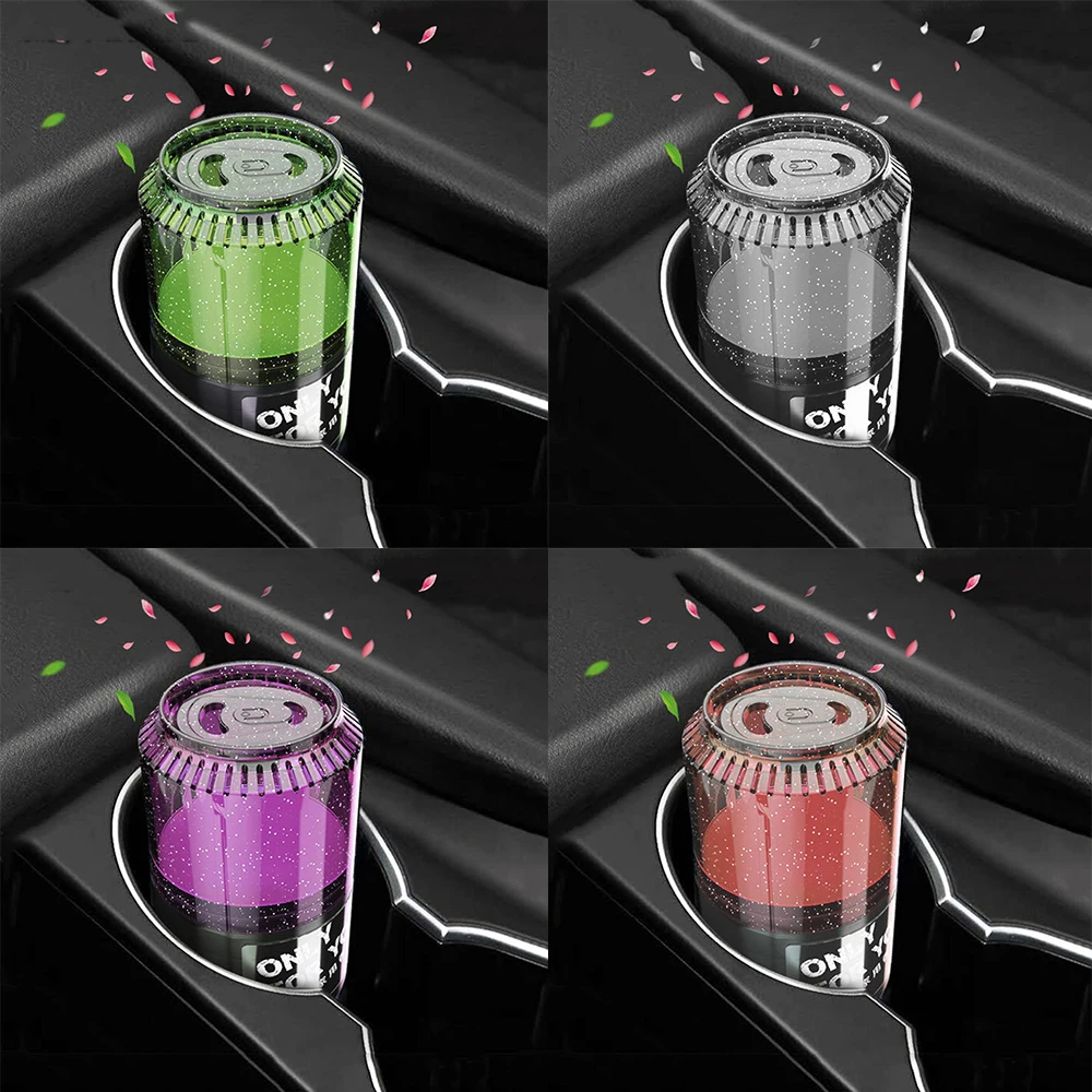 1pc Auto Cans Shape Perfume Car Aromatherapy Lasting Solid Perfume Paste For Car Office Bedroom
