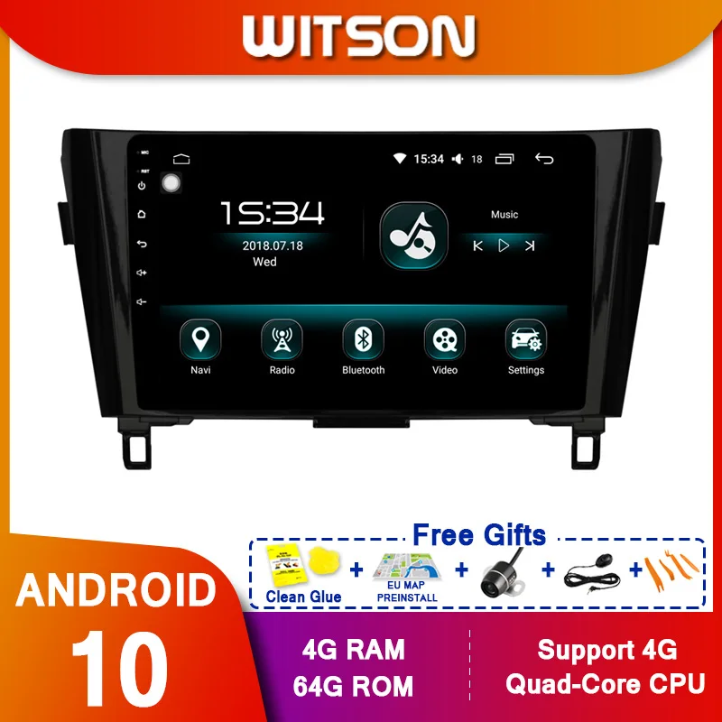 WITSON 10 2 &quotFULL HD сенсорный экран Android Восьмиядерный Автомобильный GPS мультимедийный