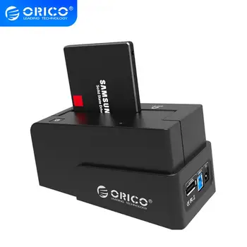 

ORICO 2.5/3.5 inch External Hard Drive Docking Station Super Speed USB3.0 & eSATA HDD Case With 12V Power Adapter HDD enclosure