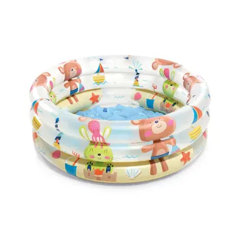 

1 PCs Baby Dinosaur Volcano Print Swimming Pool Inflatable Swim Pool Children Basin Bath Tub Summer Outdoor Indoor Round Cartoon