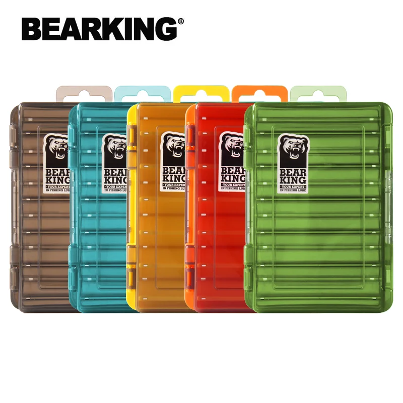 Двухсторонний бокс для рыболовных снастей BEARKING 12 отделений коробка хранения