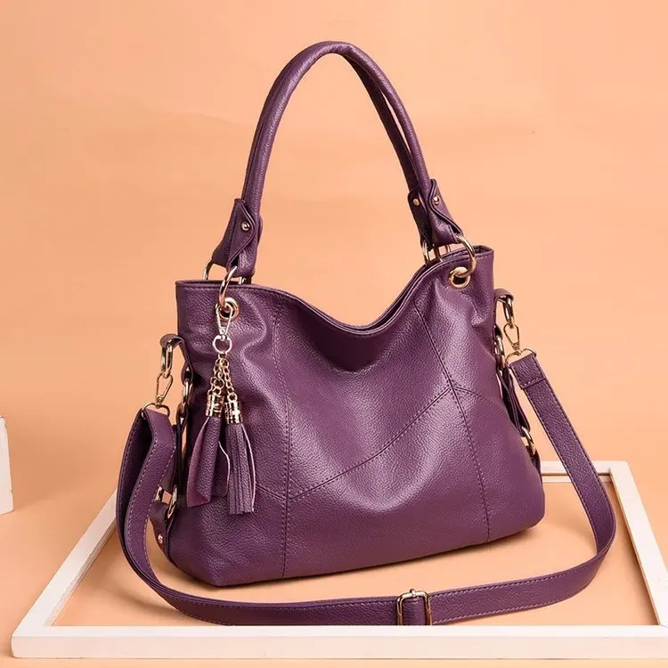 Kopen Vrouwen Messenger Bags Vrouwen Lederen Handtassen Designer Crossbody Tassen Schoudertassen Bolsas Feminina Top handvat Tassen