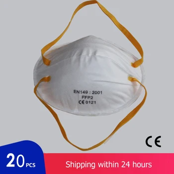 

20 pcs Cup-shaped protective mask anti-spray civil Protective face mask Dust Respirator PM2.5 Mouth Masks Pollution