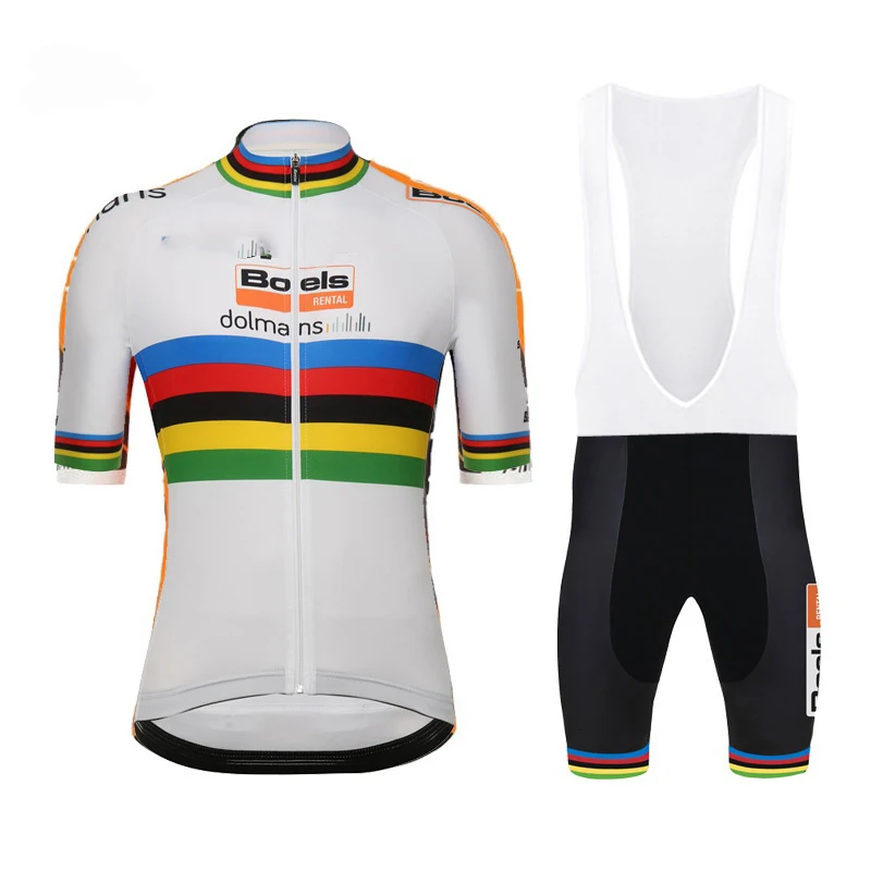 CyclingEasy 41419 DOL Чемпион Джерси Майо для велоспорта Ciclismo с коротким рукавом и велосипедные комбинезоны велосипедные комплекты ремень