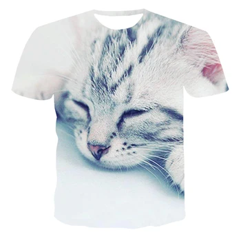 

2020 new 3D printing young men and women animal T-shirt Harajuku casual T-shirt men and women top short sleeve T-shirt XXS-6XL