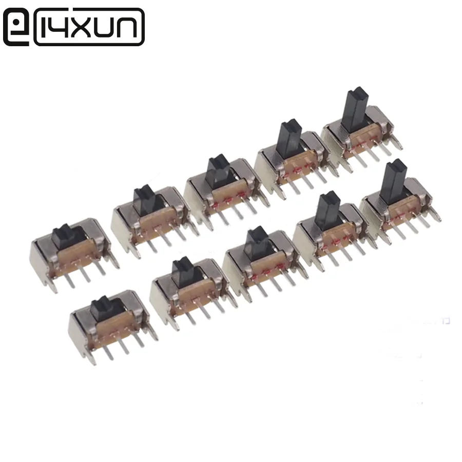 Миниатюрный переключатель YT1998Y SK12D07 3Pin PCB 2 положения 1P2T SPDT Боковая ручка