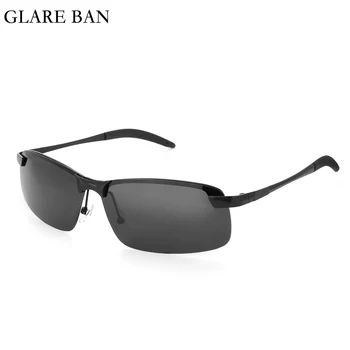 

Black Driver's Glasses Polarizing Glasses night-glasses for Driving Man Brand Polarized Sunglasses 2020 Rimless Lenses Man