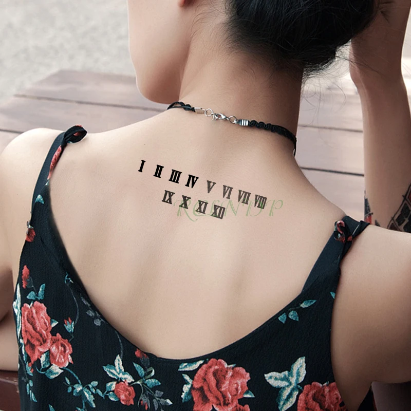 Водонепроницаемая временная татуировка наклейка письмо самолет Прохладный тату флэш-тату поддельные татуировки для детей мужчин женщин