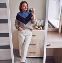 Harem Pants Jeans Women Fashion Clothes Ripped Vintage Streetwear Yitimoky Black Blue