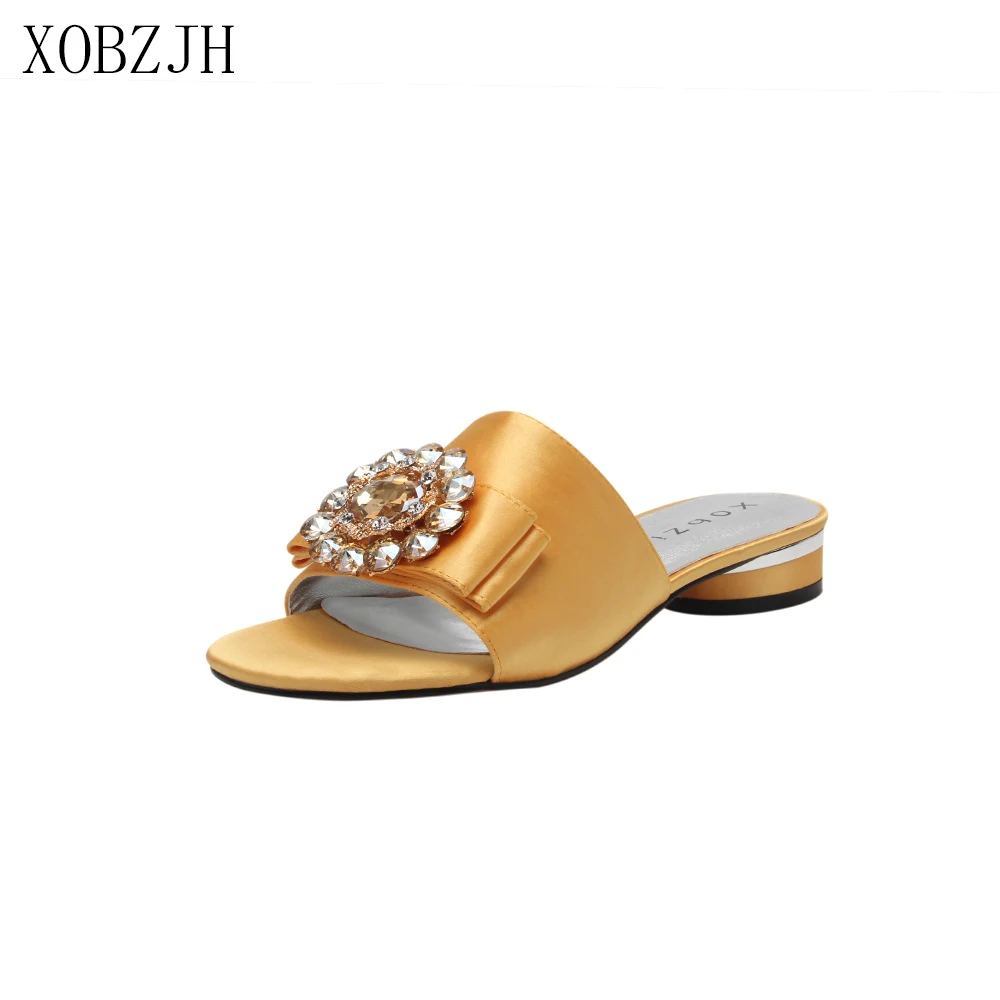 

Flat luxury Sandals Women Shoes Summer 2019 Brand Designer G Sandals Black Ladies Genuine Leather Sandals Slippers Shoes Woman