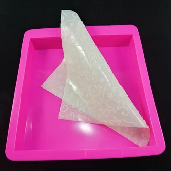 

PRZY PR447 Square Silicone Loaf Soap Thickened Soap Mould with Mat Rendering Soap Mold 3000ML Handmade 3kg Capacity Craft Tools