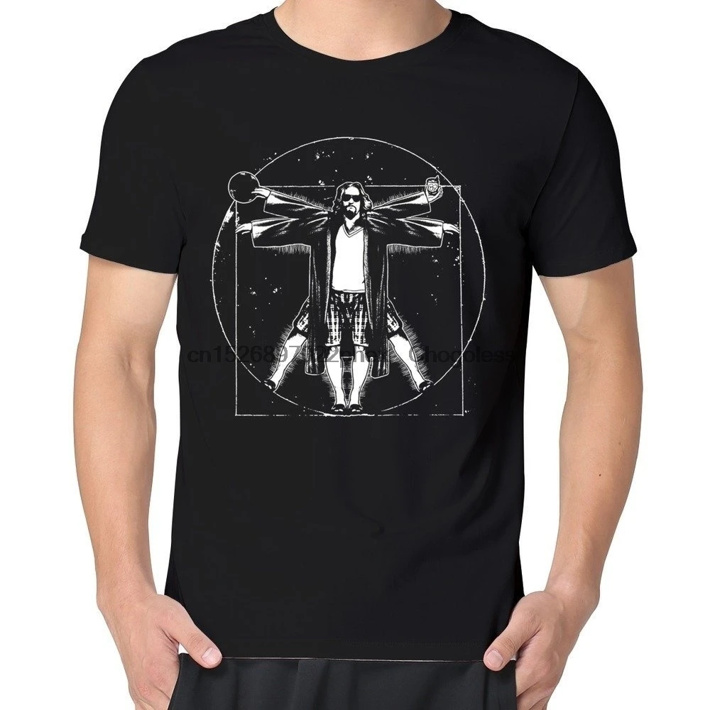 The Big Lebowski Vitruvian Short Sleeve Mens T-shirt Sizes XS to 3XL |