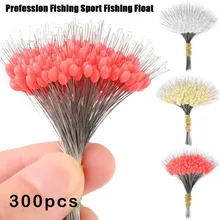 

300Pc Silicon Space Bean Fishing Float Fish Line Fishing Gear Connector Stopper Profession Anti-wrapped Beans Fishing Float